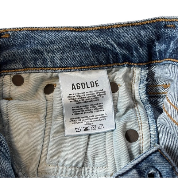 Agolde Toni High Rise Straight Jeans sz 27 - Picture 9 of 11